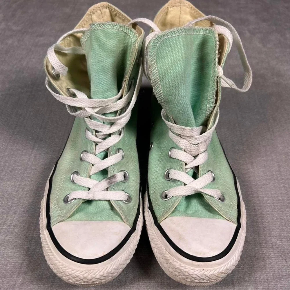 Converse Chuck Taylor All Star High Top Mint Green Sneakers Mens 5 Womens 7